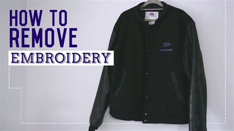 how to remove embroidery from jacket - why embroidery removal can be more challenging than one might think